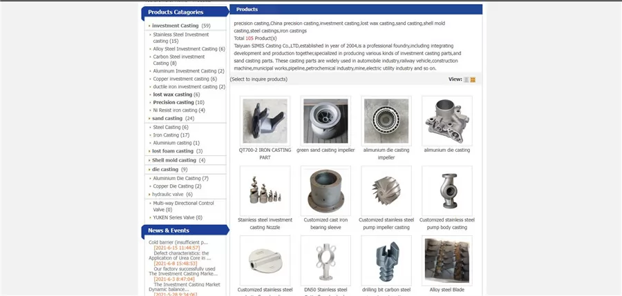 Taiyuan SIMIS Precision Casting Co., LTD